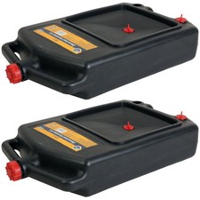 2x Set Ölwechsel-Kanister 8L Ölauffangwanne Ölwanne Behälter Öl Service Wanne 8L