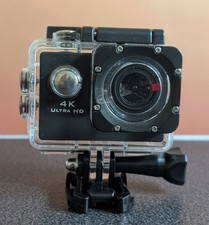 SPORTS Action Cam 4K CAMERA - Ultra HD - 30m Waterproof - 140° Angle - NEU