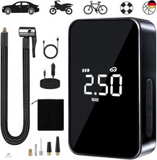 Akku Luftpumpe Mini Kompressor Klein: 150psi Fahrradpumpe Elektrisch 6000mah