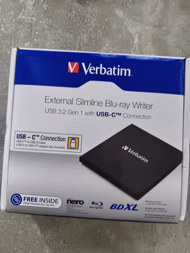 Verbatim slimline blu - slimline, blu-ray