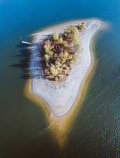 Wandbild kleine insel am - wandbild:,