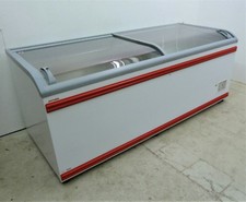 Gefriertruhe 2,10cm AHT Paris -21°C Tiefkühltruhe Glasdeckel gebogen Supermarkt 