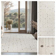 Teppich Emilia Punkte – Pastellfarben 3D für Wohn-, Schlaf- & Jugendzimmer