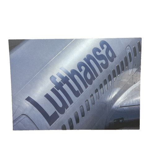 Postkarte flugzeug airline - postkarte,