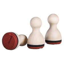 Mini-Holzstempel, rund 2cm ø