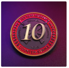 CSGO Coin Badge Metal Counter