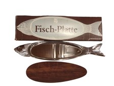 WMF Fischplatte Servierplatte Edelstahl ca. 71 cm Lachs Platte Vintage Fisch Top
