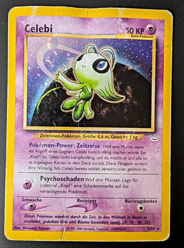 Pokémon tcg celebi neo - 3/64,
