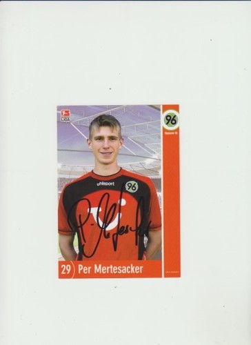 Autogrammkarte per mertesacker - autogrammkarte,