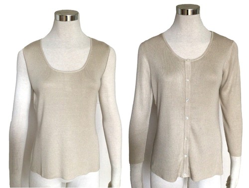 Damen feinstrick twinset - damen, reine