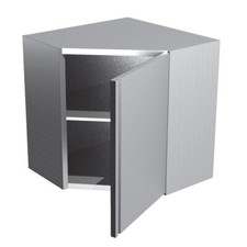 Edelstahl Wandhängeschrank