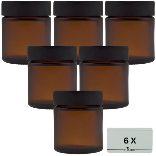Glastiegel braun 30 ml - x,
