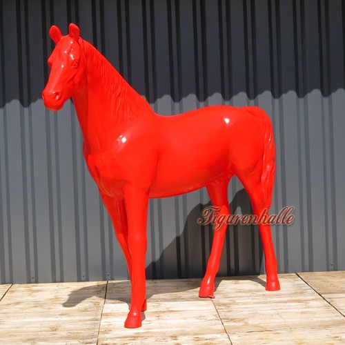 Pferd rot glänzend