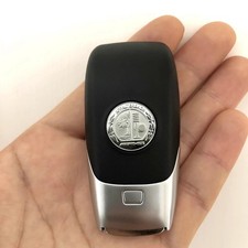 Mattschwarz AMG Emblem Logo Schlüssel-Abdeckung Für Mercedes-Benz C E S Klasse