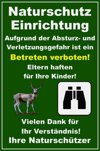 Hinweisschild für die kanzel - für,