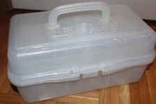 Aufbewahrungsbox mit fächern,Sortierboxen,Nähkasten, Medicine Organizer,31,5 cm