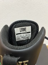 LEONE 1947 Premium Boxschuhe, Schwarz, Boxen, Boxerstiefel, CL110