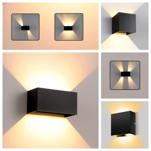 12w wandlampe cube - 12w, led
