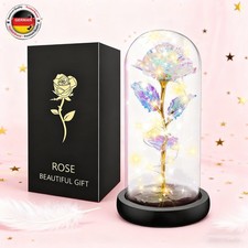 LED Ewige Rose im Glas für
