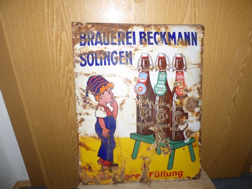 Emailschild beckmann bier - emailschild,