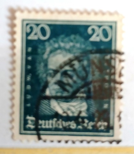 Briefmarke deutsches reich - deutsches,