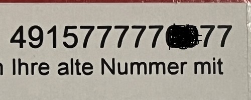 Rufnummer 01577777xx77 neu - rufnummer,