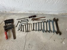 DDR - Werkzeug-Konvolut-Schraubenschlüssel Maulschlüssel, Schraubzwingen, Zange