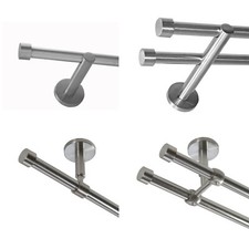 Gardinenstange Edelstahl Look