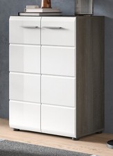 Kommode in weiß Hochglanz und