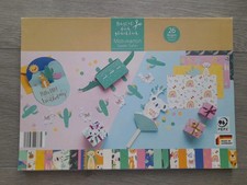 Motivkarton Block "Sweet Safari" 34×24 cm Basteln Scrapbooking