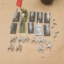 warhammer fantasy oldhammer Chaos Dwarfs Hobgoblin Archers on wolfs 10x