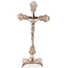 Standkreuz  Messing Kreuz