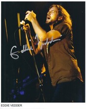 Eddie Vedder SIGNIERTES Foto