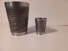 2 Zinnbecher Lindenwirtin