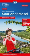 ADFC-Radtourenkarte 19 Saarland /Mosel 1:150.000, reiß- und wetterfest, E-Bike g
