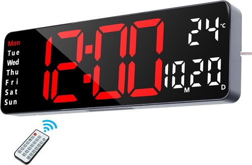 Digitale wanduhr led mit - led,
