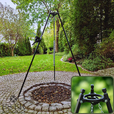 DREIBEIN mit Kurbel für