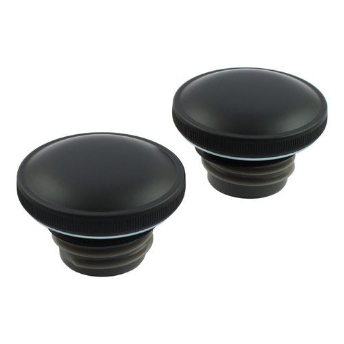 Tankdeckel set schwarz matt - schwarz,