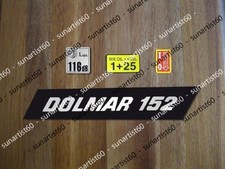 DOLMAR 152 Aufkleber-Set für Motorsäge, Chainsaw decals kit