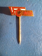 DDR-Sport, Fußballnadel, 1. FC Union Berlin, Oberliga, Buntmetall emailliert