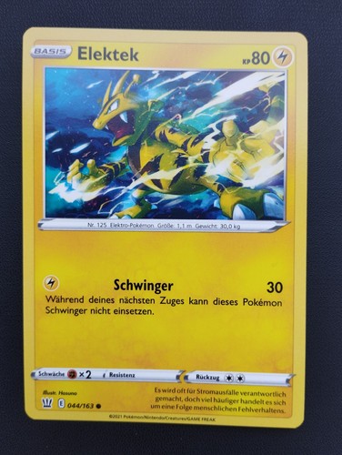 Pokémon karte elektek 044 163 - karte, 044/163