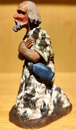 Hamdgeschnitzte krippenfigur - hamdgeschnitzte,