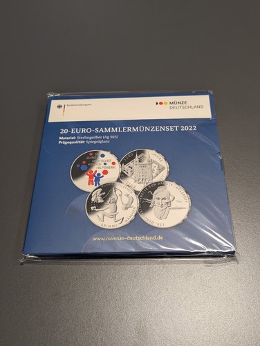 Euro silbermünzenset 2022 - 20-euro-silbermünzenset,