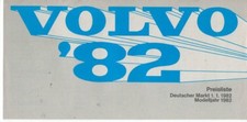 VOLVO Preisliste Modelljahr
