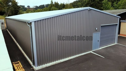 Isolierte stahlhalle 10x15x4m - isolierte,