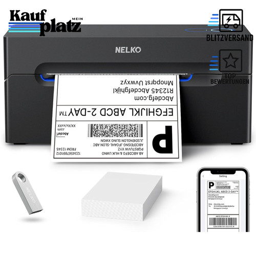 Etikettendrucker bluetooth 4x6 - bluetooth,