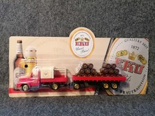 Eku Werbetruck • Opel Blitz Langhauber Hängerzug mit Fässern • 1:87 • OVP