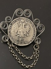 Antike Trachtenbrosche 