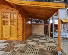 Schleppdach in verschieden