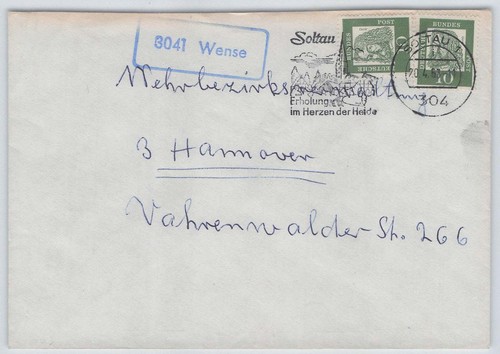 Bund landpoststempel 3041 - landpoststempel,